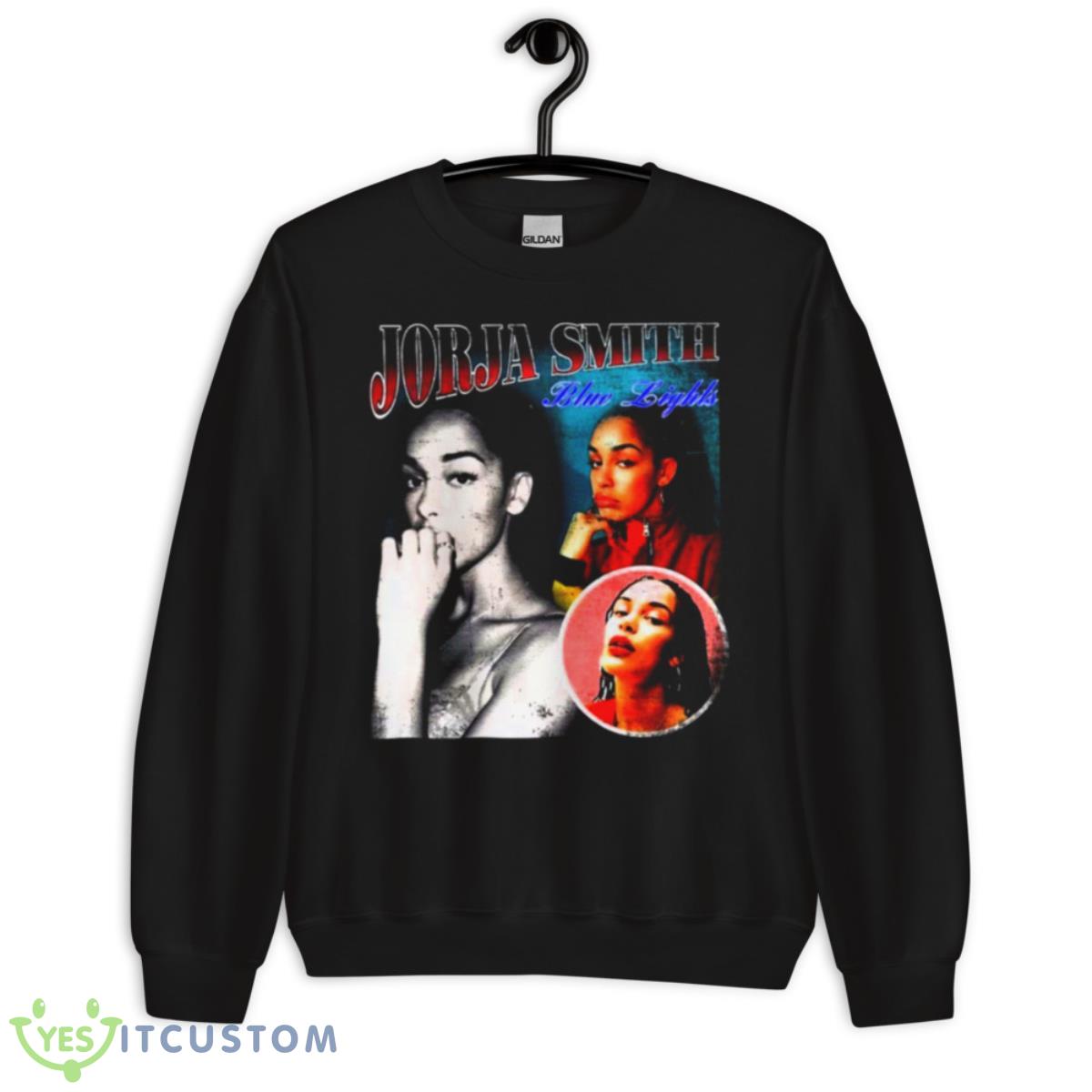Blue Lights Jorja Smith Shirt 3 Blue Lights Jorja Smith Shirt - Unisex Crewneck Sweatshirt