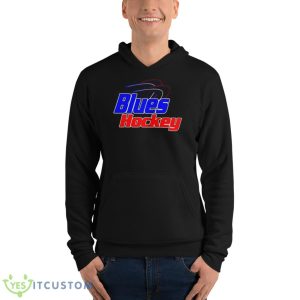 Blues Hockey Shirt - Unisex Fleece Pullover Hoodie