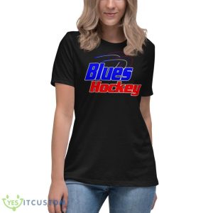 Blues Hockey Shirt - Women's Relaxed Short Sleeve Jersey Tee