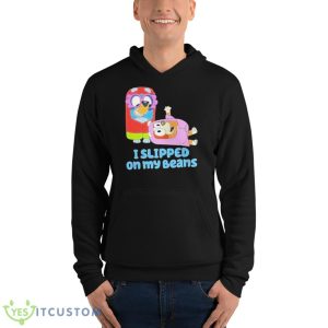 Bluey Bingo I Slipped On My Beans Shirt 9 Bluey Bingo I Slipped On My Beans Shirt - Unisex Fleece Pullover Hoodie