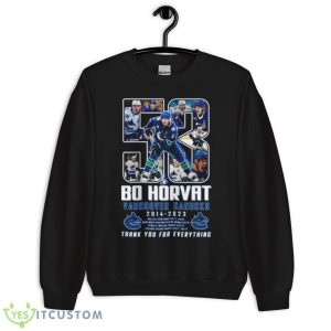 Bo Horvat Vancouver Canucks 2014 – 2023 Thank You For Everything Shirt 8 Bo Horvat Vancouver Canucks 2014 – 2023 Thank You For Everything Shirt - Unisex Crewneck Sweatshirt