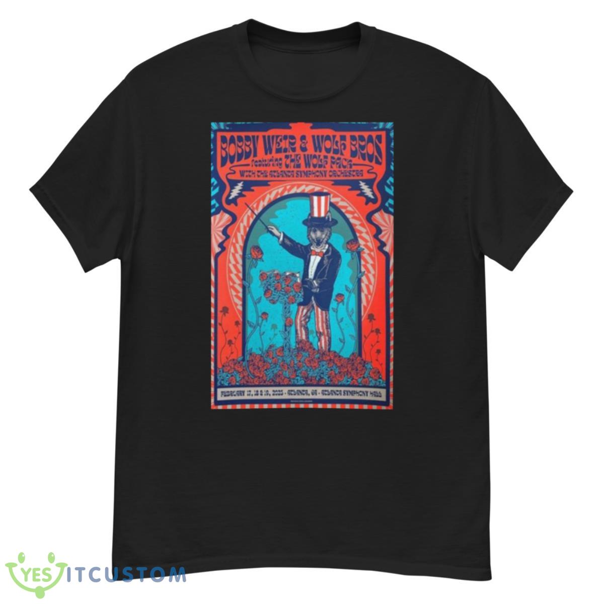 Bob Weir And Wolf Bros Feb 17 18 And 19 2023 Atlanta Symphony Hall Atlanta CA Shirt 12 Bob Weir And Wolf Bros Feb 17 18 And 19 2023 Atlanta Symphony Hall Atlanta CA Shirt - G500 Men’s Classic T-Shirt