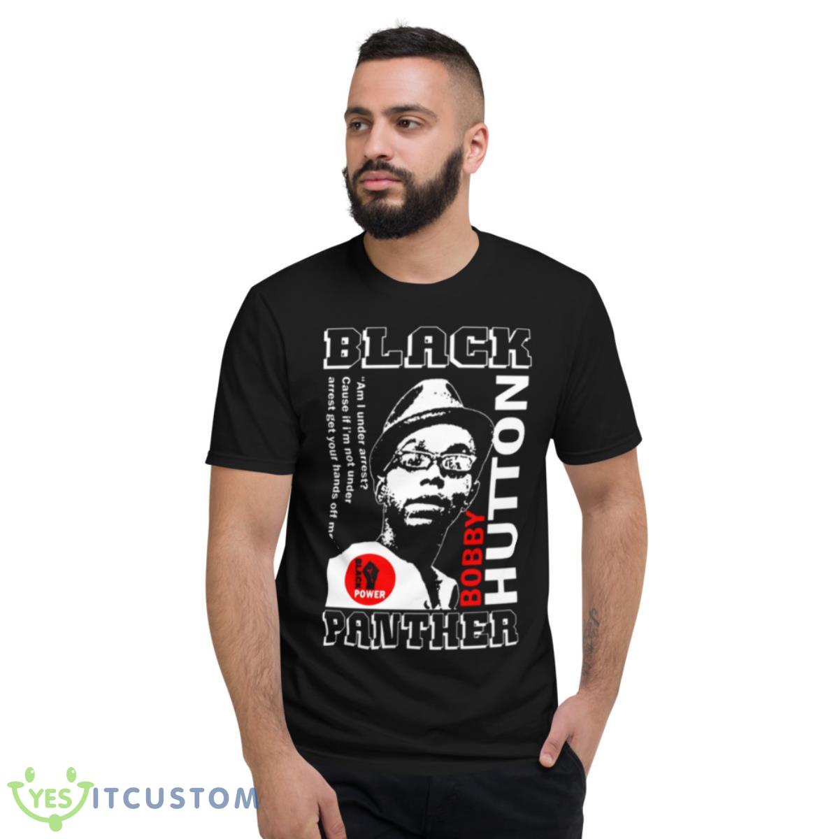 Bobby Hutton Black Panther Shirt 2 Bobby Hutton Black Panther Shirt - Short Sleeve T-Shirt