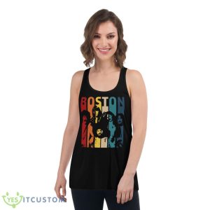 Boston Band Retro Vintage 90s Fan Gift Unisex Shirt - Women's Flowy Racerback Tank