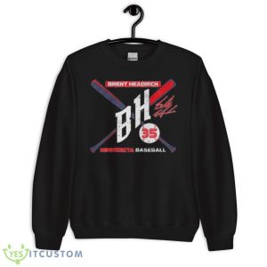 Brent Headrick BH 35 Minnesota Baseball Initials Shirt 8 Brent Headrick BH 35 Minnesota Baseball Initials Shirt - Unisex Crewneck Sweatshirt