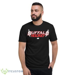Buffalo Hockey Retro Shirt - Short Sleeve T-Shirt