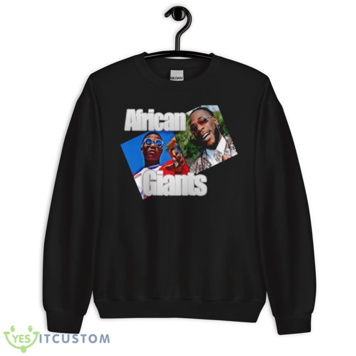 Burna Boy & Wizkid Fan Art Shirt 3 Burna Boy & Wizkid Fan Art Shirt - Unisex Crewneck Sweatshirt