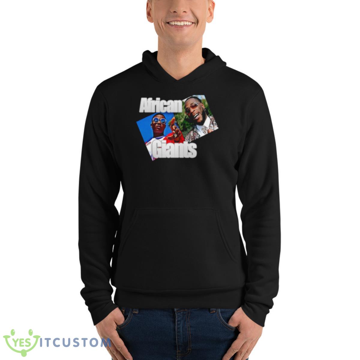 Burna Boy & Wizkid Fan Art Shirt 4 Burna Boy & Wizkid Fan Art Shirt - Unisex Fleece Pullover Hoodie