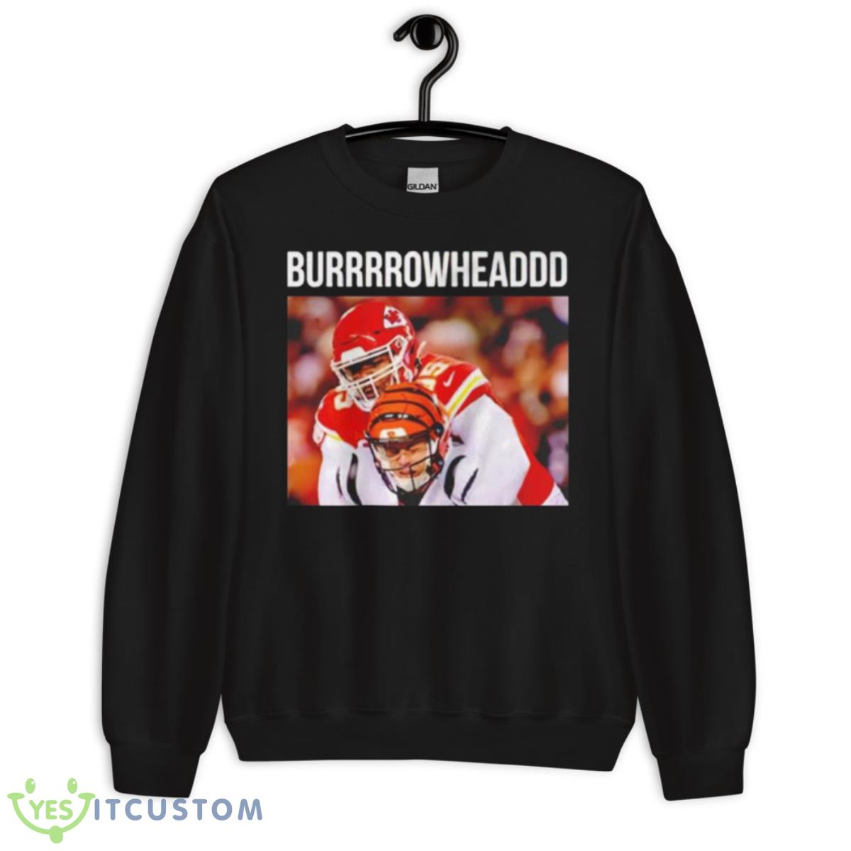 Burrowhead Chris Jones Shirt 3 Burrowhead Chris Jones Shirt - Unisex Crewneck Sweatshirt