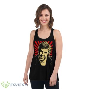 Burt Bacharach Vintage Style Design Shirt - Women's Flowy Racerback Tank