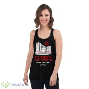 California Hotel And Casino Las Vegas Shirt 10 California Hotel And Casino Las Vegas Shirt - Women's Flowy Racerback Tank