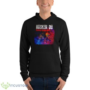 Candy Apple Grey Husker Du Shirt 9 Candy Apple Grey Husker Du Shirt - Unisex Fleece Pullover Hoodie