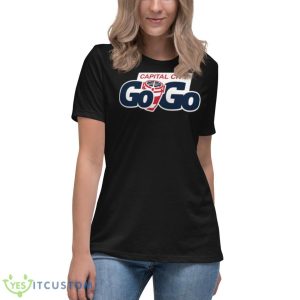Capital City Go Go Fanatics Branded Primary Logo Shirt - Women's Relaxed Short Sleeve Jersey Tee