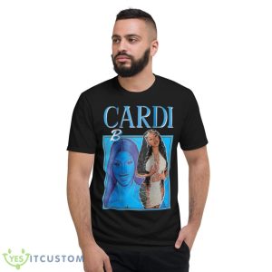 Cardi B 90s Celebrity Graphic Tee Shirt - Short Sleeve T-Shirt