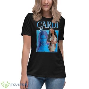 Cardi B 90s Celebrity Graphic Tee Shirt - Women's Relaxed Short Sleeve Jersey Tee