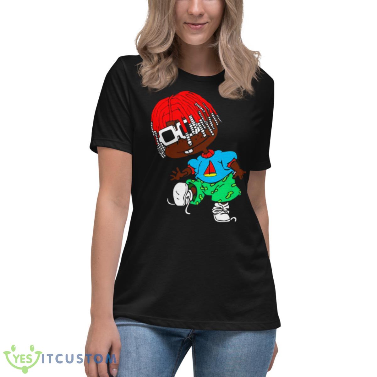 Cartoon Design Lil Yachty Rugrats Shirt 6 Cartoon Design Lil Yachty Rugrats Shirt - Women's Relaxed Short Sleeve Jersey Tee