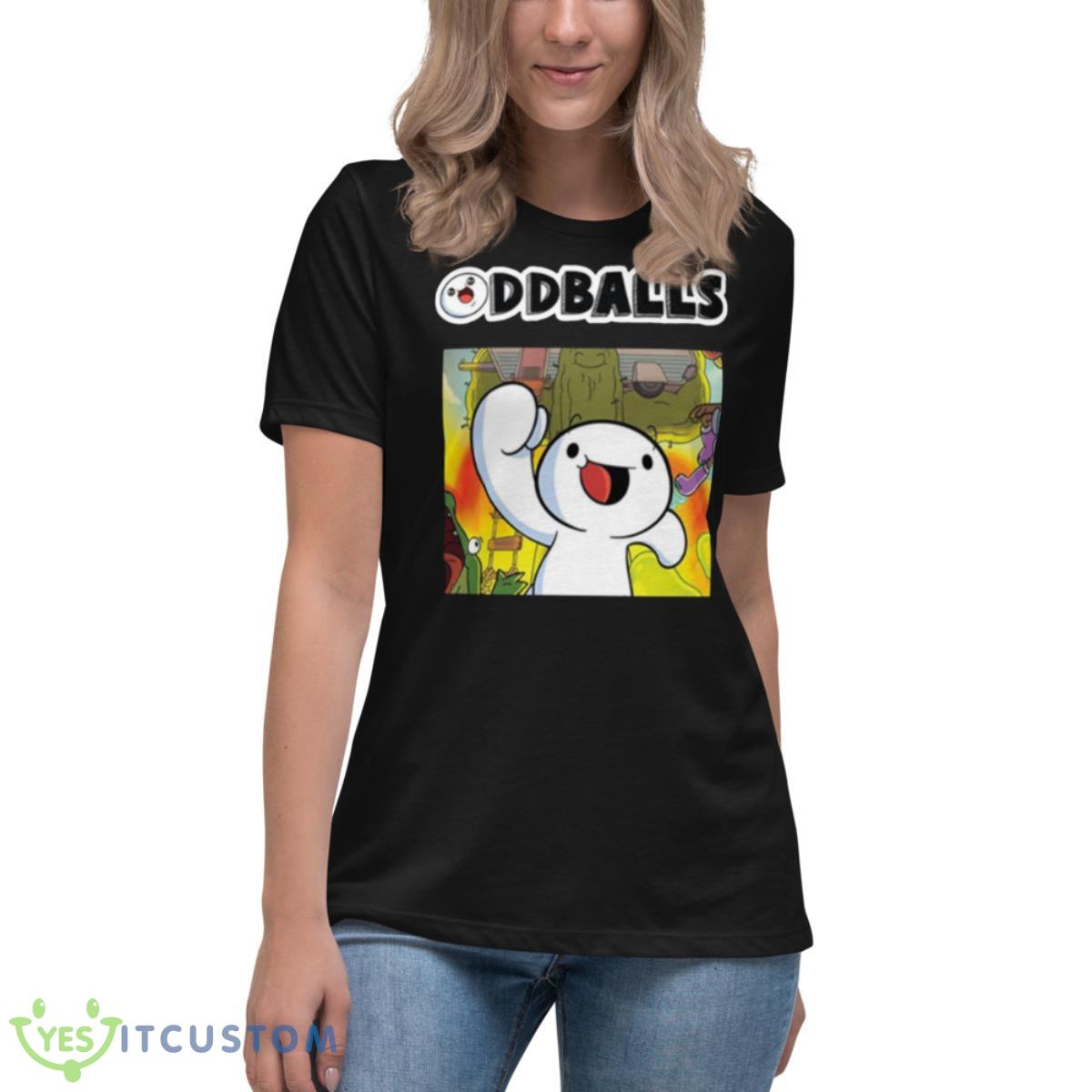 Cartoon Kids Series Fan Made Oddballs Shirt 6 Cartoon Kids Series Fan Made Oddballs Shirt - Women's Relaxed Short Sleeve Jersey Tee