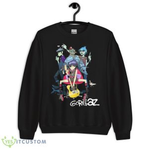 Cartoon Style Gorillaz Band Shirt - Unisex Crewneck Sweatshirt