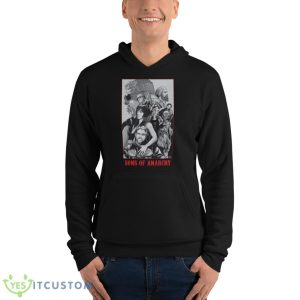 Cartoon Style Sons Of Anarchy Shirt - Unisex Fleece Pullover Hoodie