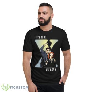 Cartoon Style The X Files Movie Shirt - Short Sleeve T-Shirt