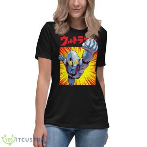 Cartoon Ultraman Exclusive Shirt - Women's Relaxed Short Sleeve Jersey Tee