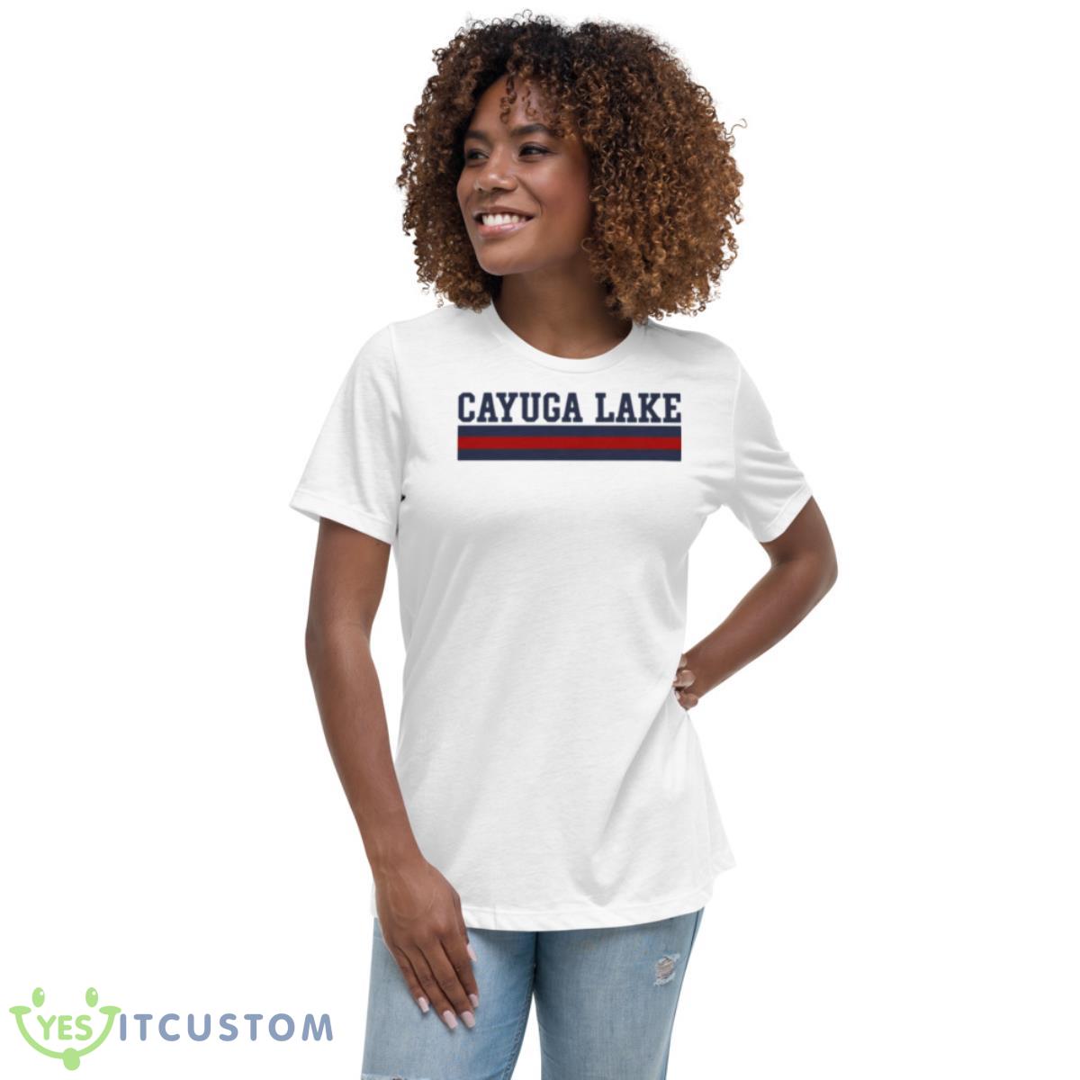 Cayuga Lake Ithaca New York Ny Shirt 5 Cayuga Lake Ithaca New York Ny Shirt - Women's Relaxed Short Sleeve Jersey Tee