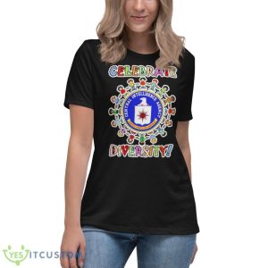 Celebrate Diversity Central Intelligence Agency USA Shirt - Women's Relaxed Short Sleeve Jersey Tee