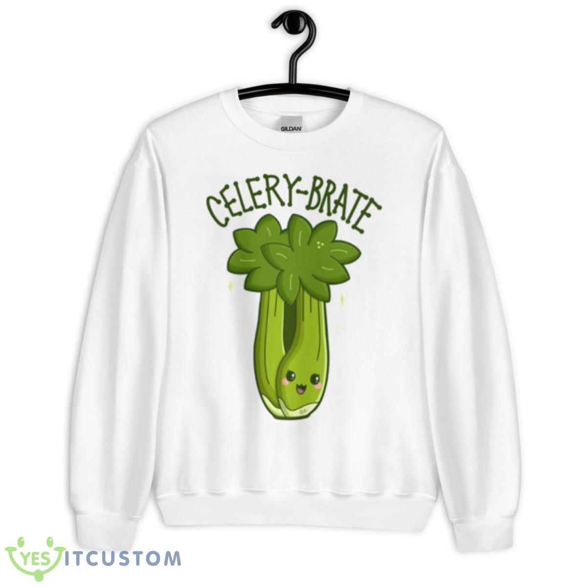 Celery Brate Celebrating Celery Shirt 2 Celery Brate Celebrating Celery Shirt - Unisex Heavy Blend Crewneck Sweatshirt
