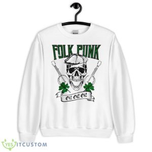 Celtic Folk Punk Skull Music Shirt - Unisex Heavy Blend Crewneck Sweatshirt