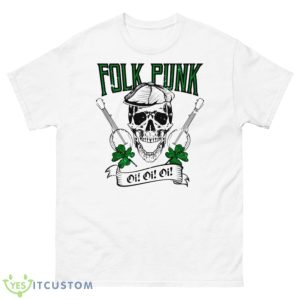 Celtic Folk Punk Skull Music Shirt - 500 Men’s Classic Tee Gildan
