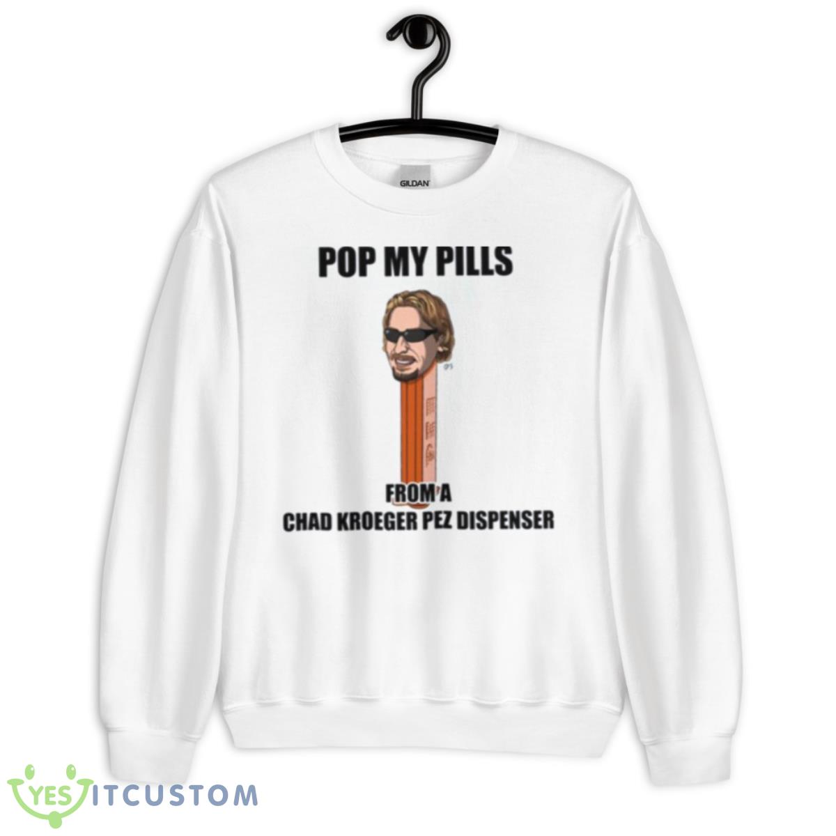 Chad Kroeger Pez Dispenser Nickleback Shirt 2 Chad Kroeger Pez Dispenser Nickleback Shirt - Unisex Heavy Blend Crewneck Sweatshirt