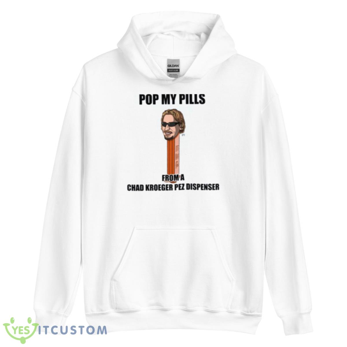 Chad Kroeger Pez Dispenser Nickleback Shirt 3 Chad Kroeger Pez Dispenser Nickleback Shirt - Unisex Heavy Blend Hooded Sweatshirt