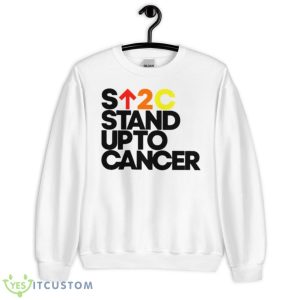 Chadwick Boseman Stand Up To Cancer Shirt - Unisex Heavy Blend Crewneck Sweatshirt