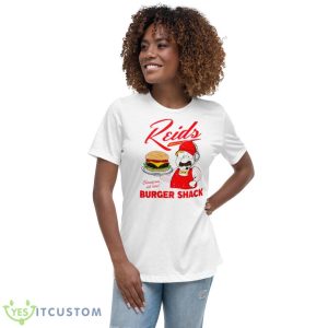 Champions Eat Here Toddler Burger Shack Shirt - Women's Relaxed Short Sleeve Jersey Tee