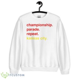 Championship Parade Repeat Kansas City Shirt - Unisex Heavy Blend Crewneck Sweatshirt