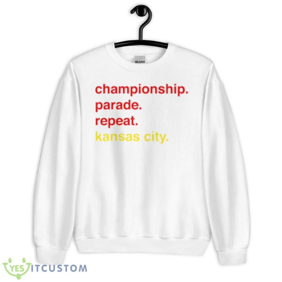 Championship Parade Repeat Kansas City Shirt 2 Championship Parade Repeat Kansas City Shirt - Unisex Heavy Blend Crewneck Sweatshirt