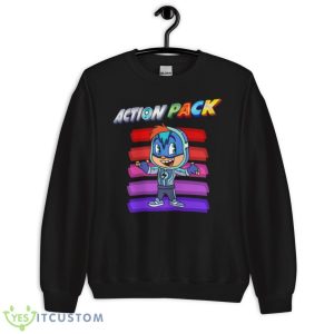Characters Funny Cartoon For Kids Action Pack Shirt 8 Characters Funny Cartoon For Kids Action Pack Shirt - Unisex Crewneck Sweatshirt