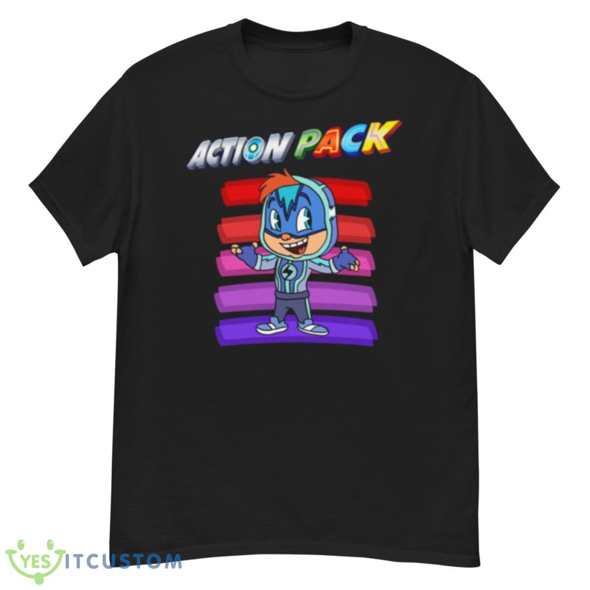Characters Funny Cartoon For Kids Action Pack Shirt 12 Characters Funny Cartoon For Kids Action Pack Shirt - G500 Men’s Classic T-Shirt