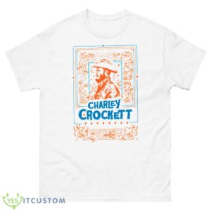 Charley Crockett Orange Pattern Shirt - 500 Men’s Classic Tee Gildan