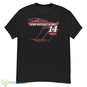 Chase Briscoe Stewart Haas Racing Team Collection Black 2023 #14 Mahindra Shirt - G500 Men’s Classic T-Shirt