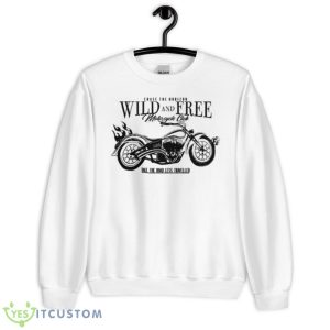 Chase The Horizon Wild And Free Motorcycle Club Take Road Less Travelled Shirt - Unisex Heavy Blend Crewneck Sweatshirt