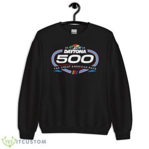Checkered Flag Black 2023 Daytona 500 Logo Shirt 8 Checkered Flag Black 2023 Daytona 500 Logo Shirt - Unisex Crewneck Sweatshirt