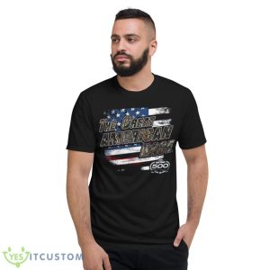 Checkered Flag Navy 2023 Daytona 500 TrueTimber Camo Shirt - Short Sleeve T-Shirt