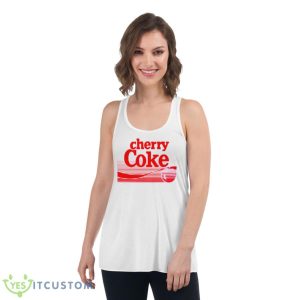 Cherry Coke Cola Shirt - Women's Flowy Racerback Tank