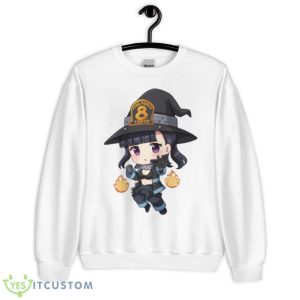 Chibi Character Fire Force Maki Oze Shirt - Unisex Heavy Blend Crewneck Sweatshirt