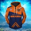 Chicago Bears Logo NFL Football Zipper Hoodies Full Over Print Product Photo 1