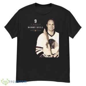 Chicago Blackhawks In Memoriam Bobby Hull 1930 2023 Shirt - G500 Men’s Classic T-Shirt