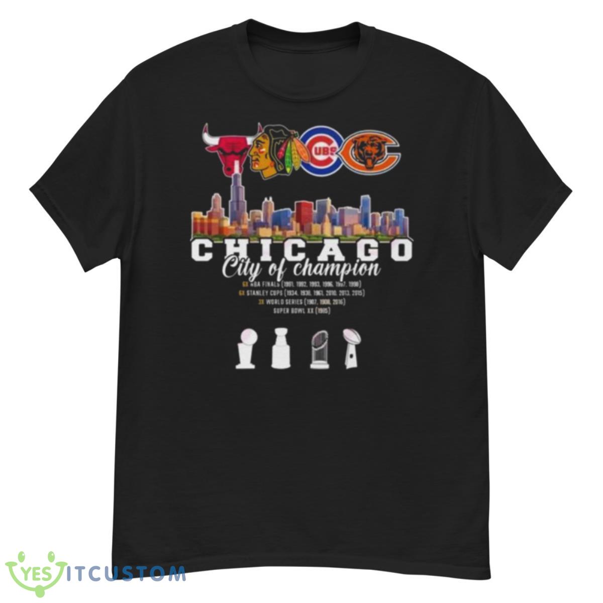 Chicago City Of Champions 2023 Shirt 12 Chicago City Of Champions 2023 Shirt - G500 Men’s Classic T-Shirt
