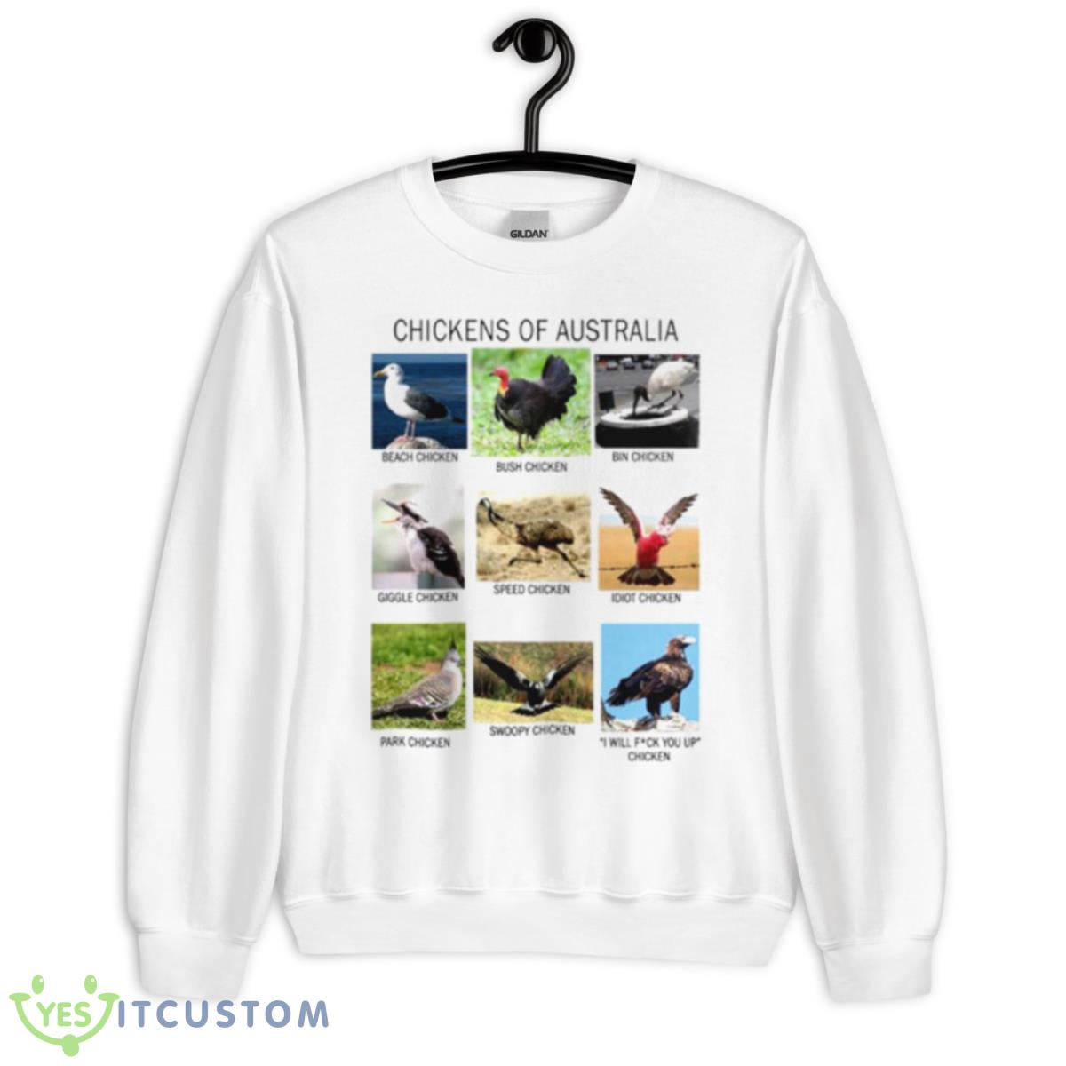 Chickens Of Australia Shirt 2 Chickens Of Australia Shirt - Unisex Heavy Blend Crewneck Sweatshirt