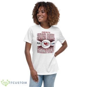 Chiefs 2022 2023 Super Bowl LVII Champions Arizona Shirt - Women's Relaxed Short Sleeve Jersey Tee